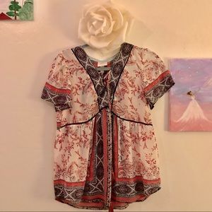 Flowy & Floral Blouse